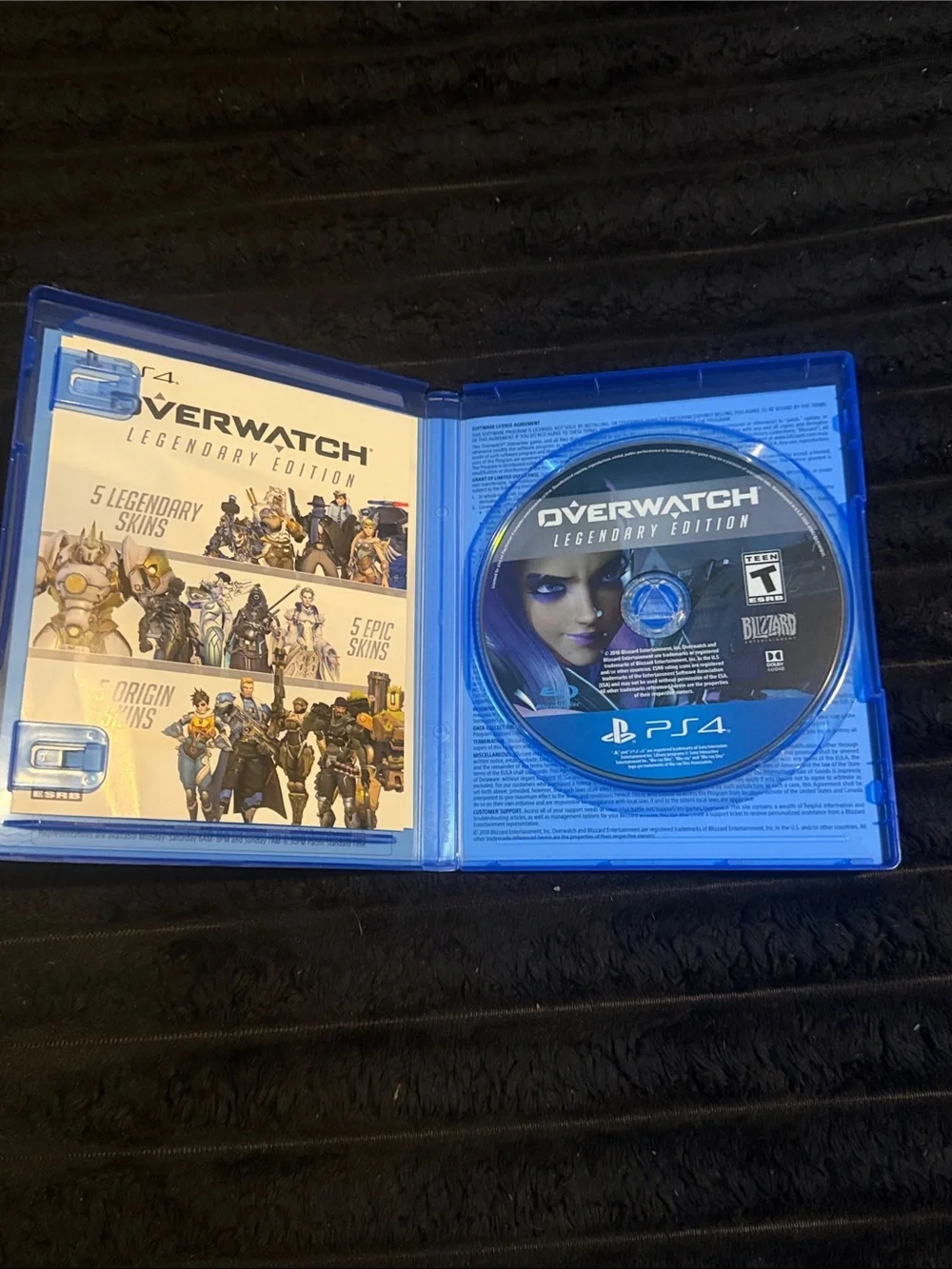 Sony PS4 Overwatch Legendary Edition - Blue Case